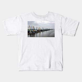 Port cranes for coal loading Kids T-Shirt